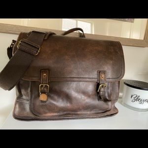 Patricia Nash: Nash Tuscan Leather Messenger Bag